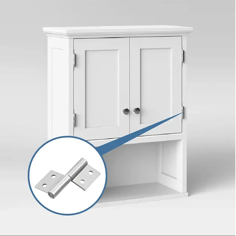 Stainless steel damping butt hinges